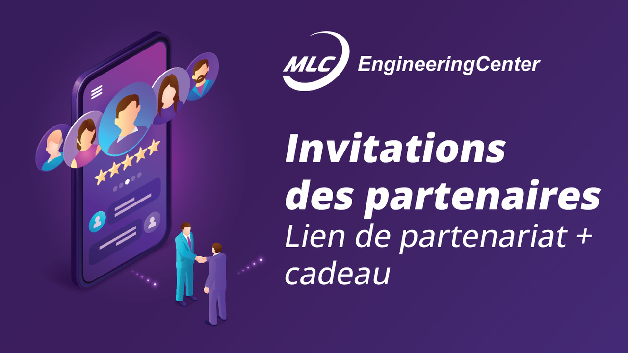 Invitations des partenaires. Lien de partenariat + cadeau