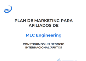 PLAN DE MARKETING PARA AFILIADOS DE MLC Engineering Eesti