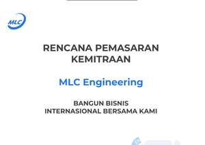 RENCANA PEMASARAN KEMITRAAN MLC Engineering Indonesia