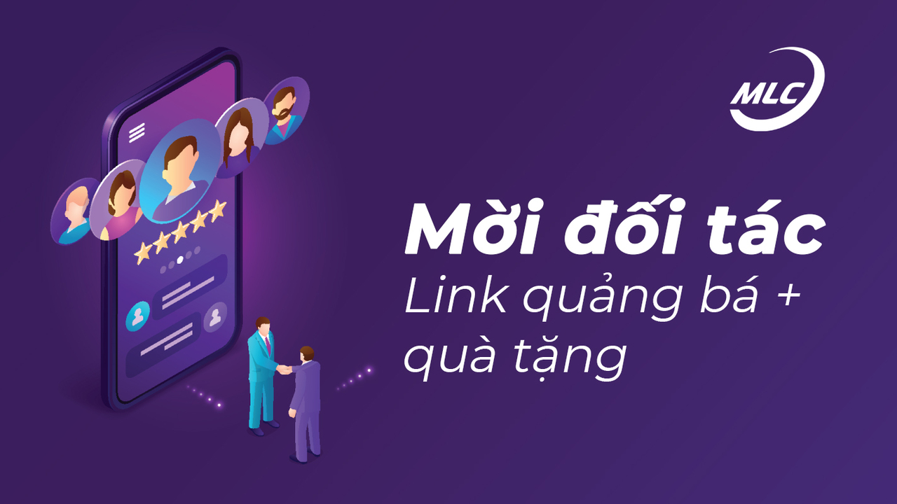 Mời đối tác. Link quảng bá + quà tặng