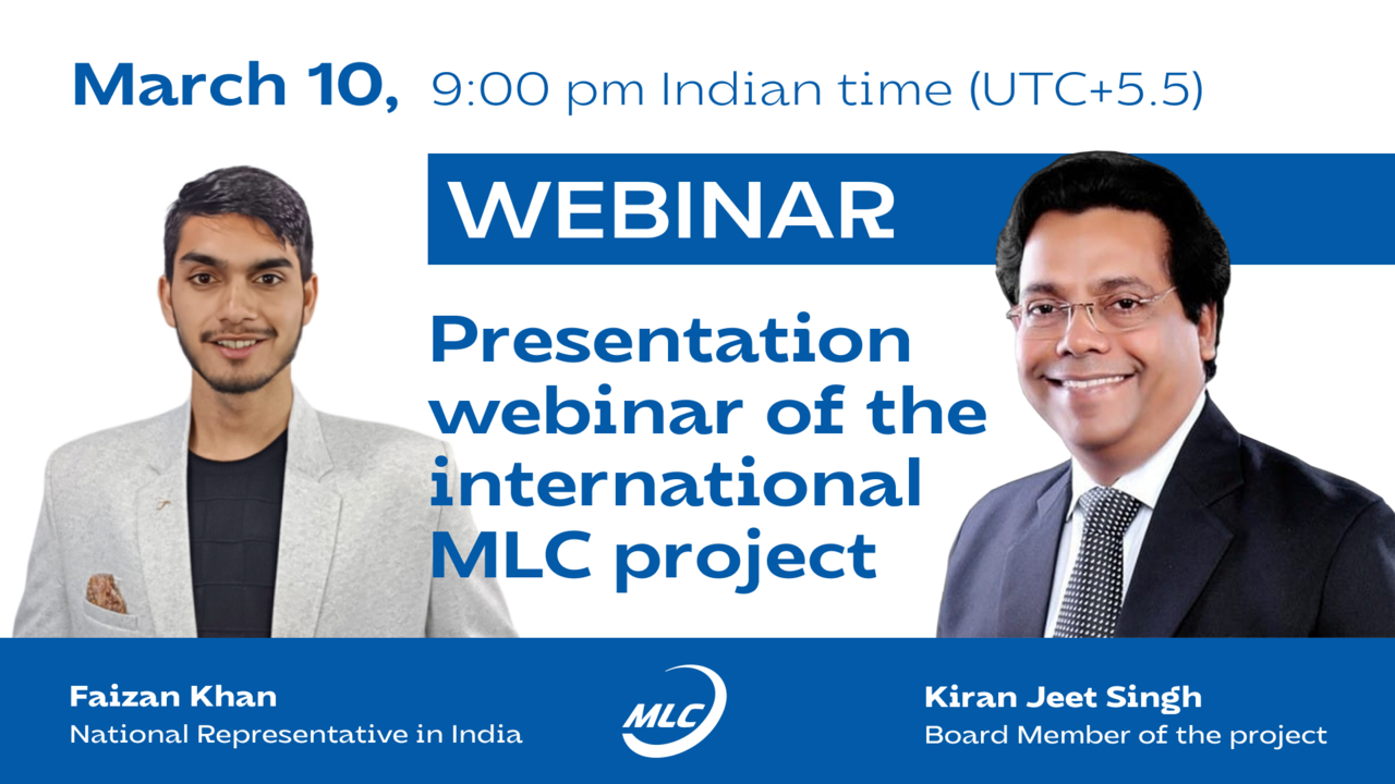 Presentation webinar of the international MLC project