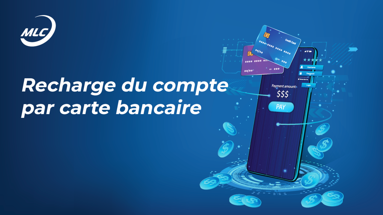 Recharge du compte par carte bancaire