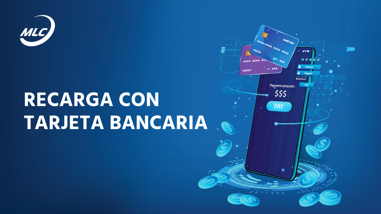 Recarga con tarjeta bancaria