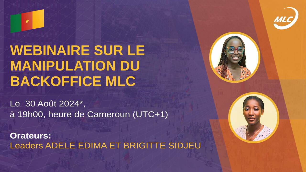 Webinaire sur la manipulation du Backoffice MLC Engineering