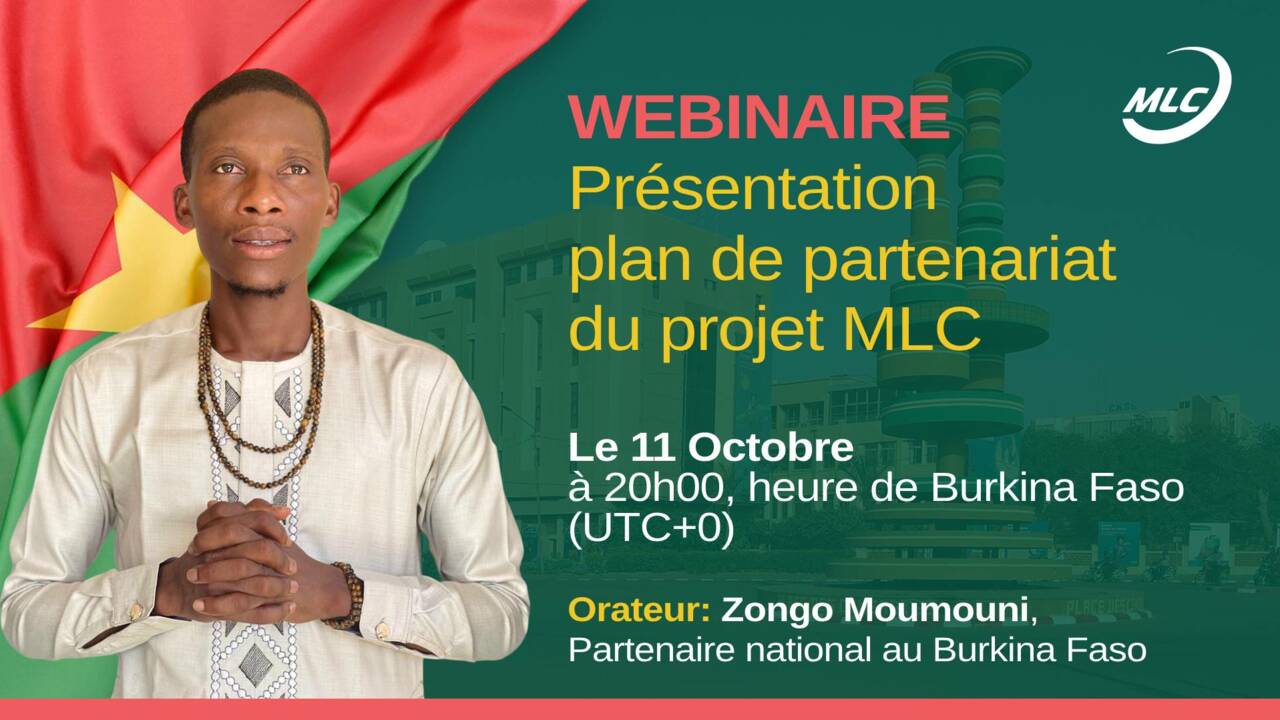 Burkina Faso. Webinaire Présentation plan de  partenariat du projet MLC