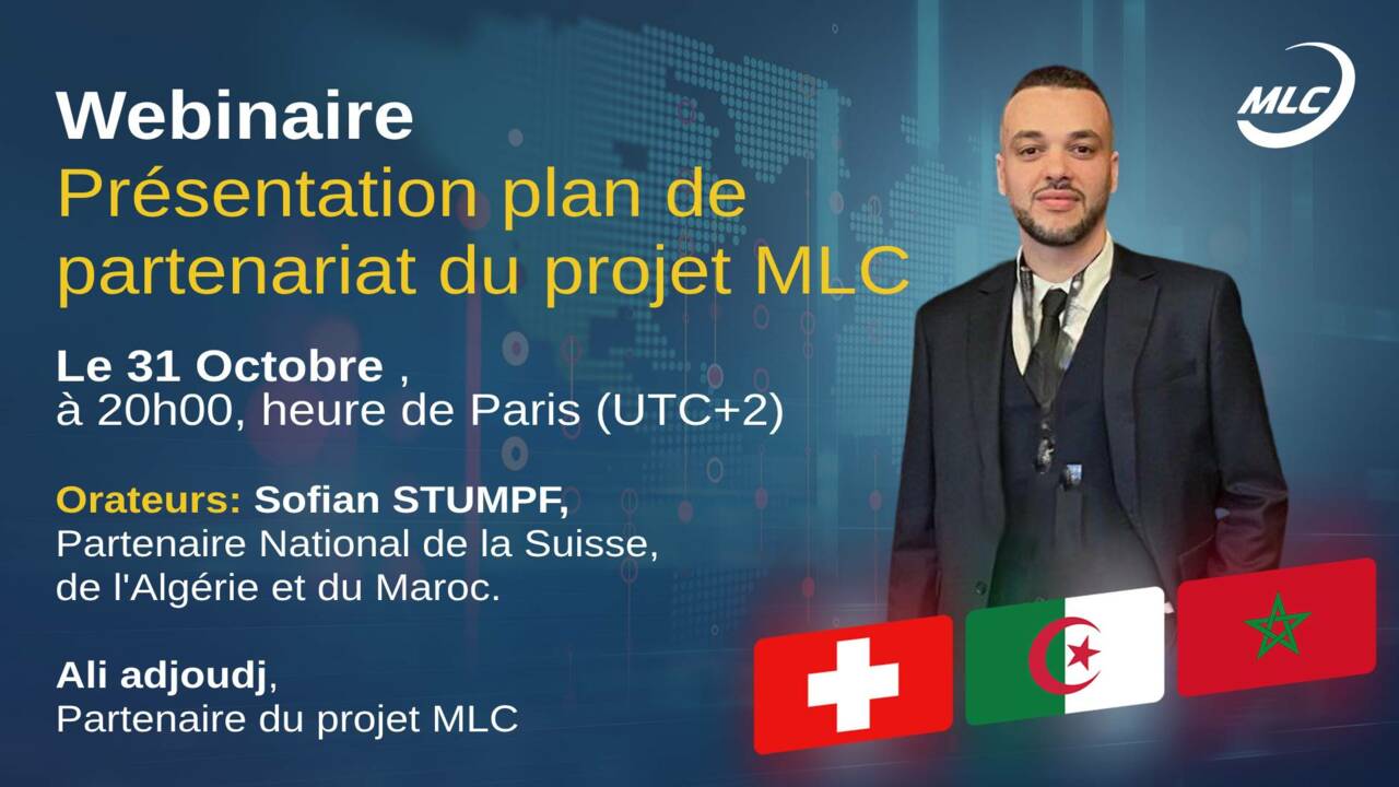 Français. Webinaire Présentation plan de  partenariat du projet MLC