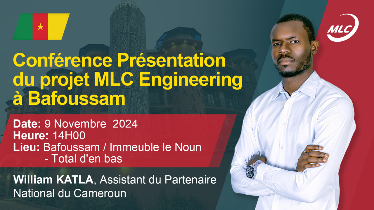 Conférence Présentation du projet MLC Engineering à Bafoussam