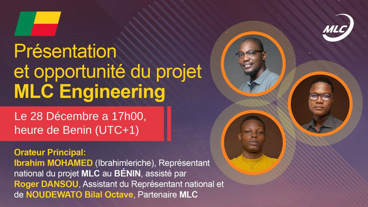 Webinaire de présentation et actualités sur le projet MLC Engineering