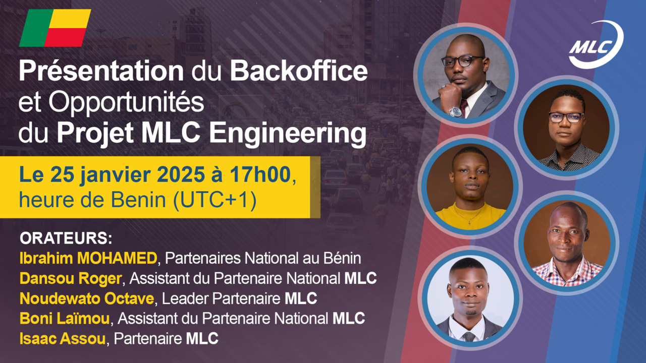 Présentation du Backoffice et Opportunités du Projet MLC Engineering