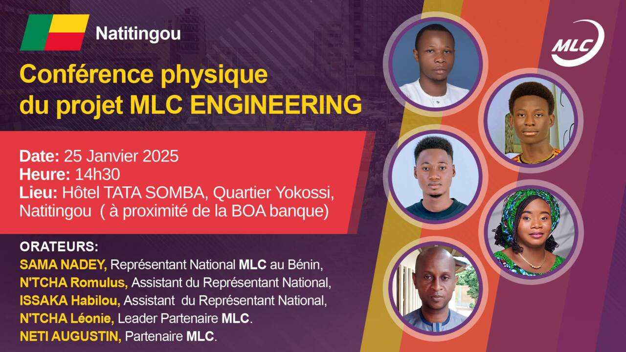 Conférence physique du projet MLC ENGINEERING