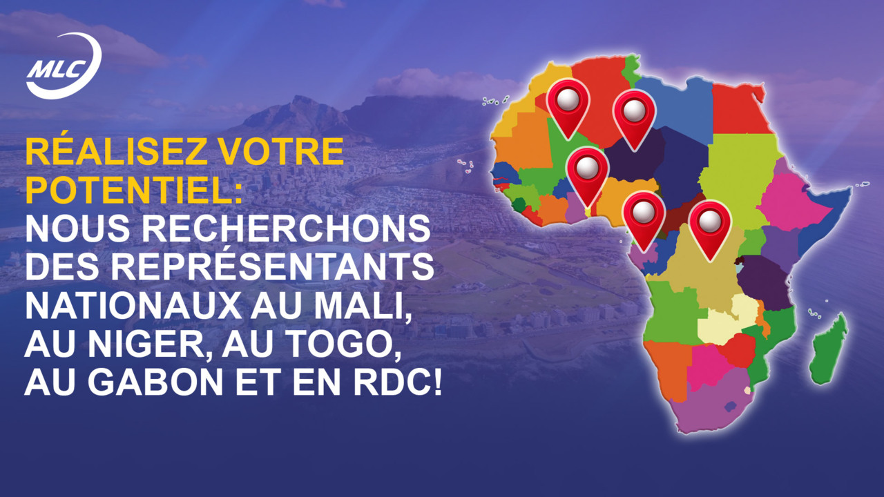 Réalisez votre potentiel : nous recherchons des représentants nationaux au Mali, au Niger, au Togo, au Gabon et en RDC !