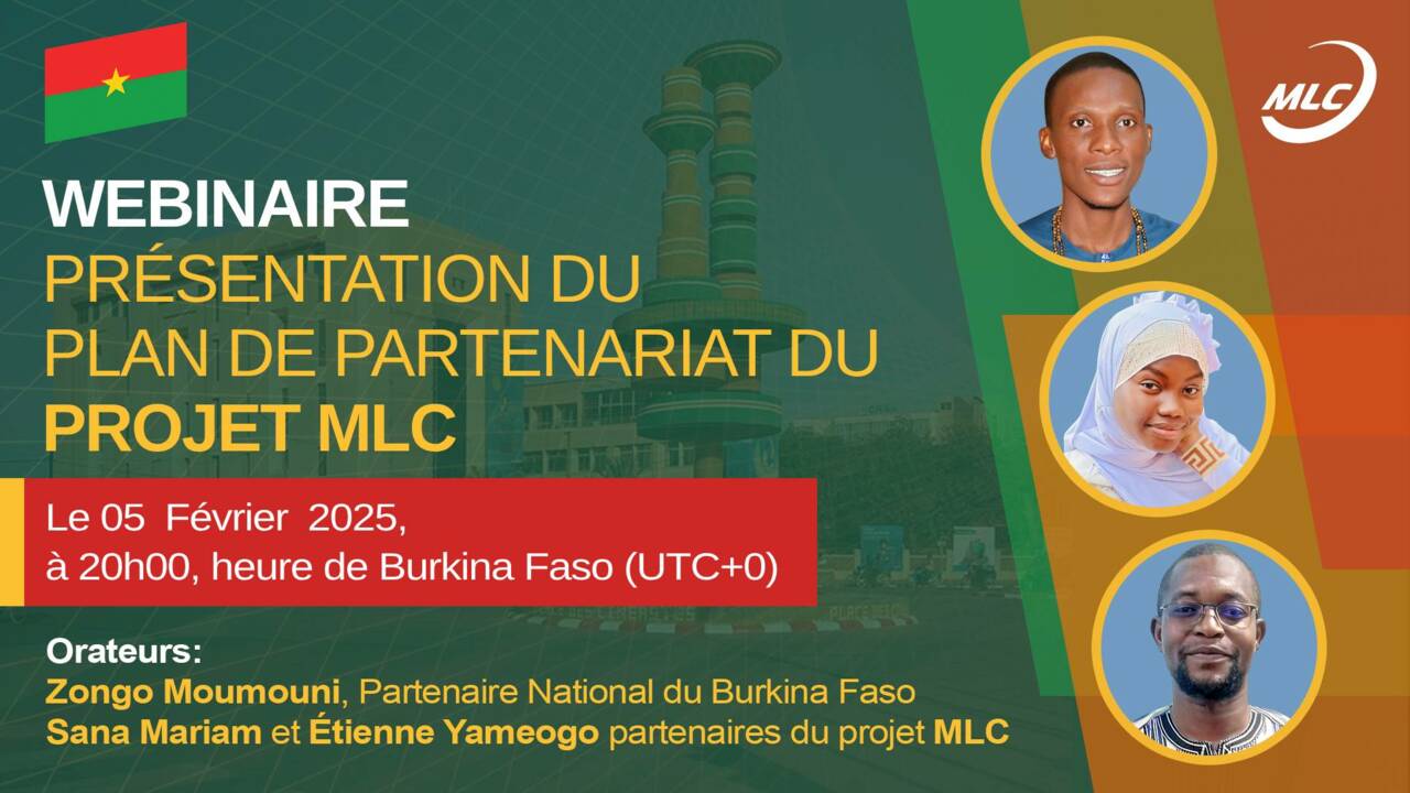 Webinaire de Présentation du plan de partenariat du projet MLC