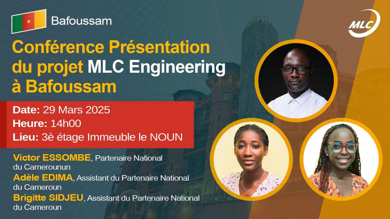 Conférence Présentation du projet MLC Engineering à Bafoussam