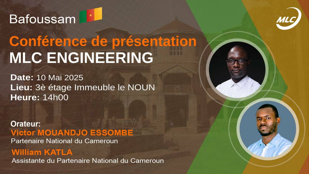 Conférence Présentation du projet MLC Engineering à Bafoussam