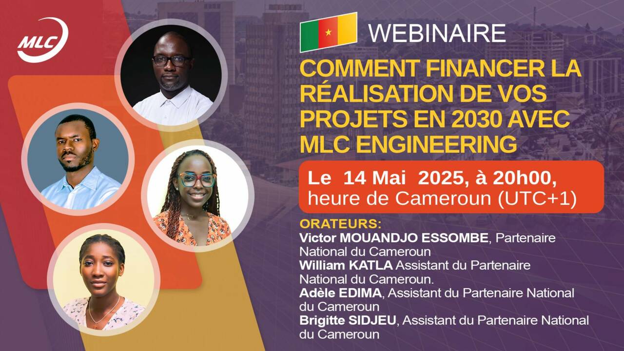 Webinaire Comment financer la réalisation de vos projets en 2030 avec MLC ENGINEERING