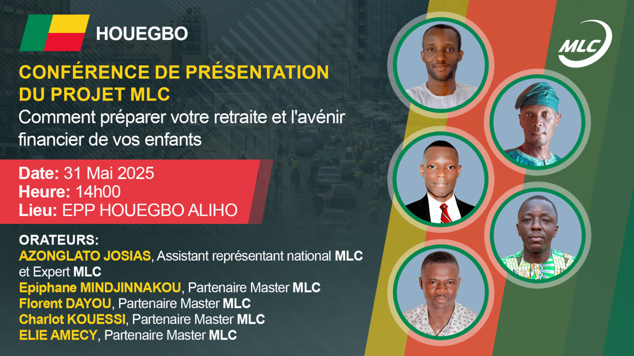 HOUEGBO. Conférence de présentation du projet MLC