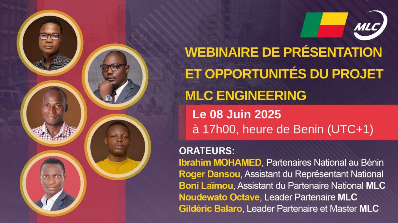Webinaire de présentation et opportunités du projet MLC ENGINEERING.