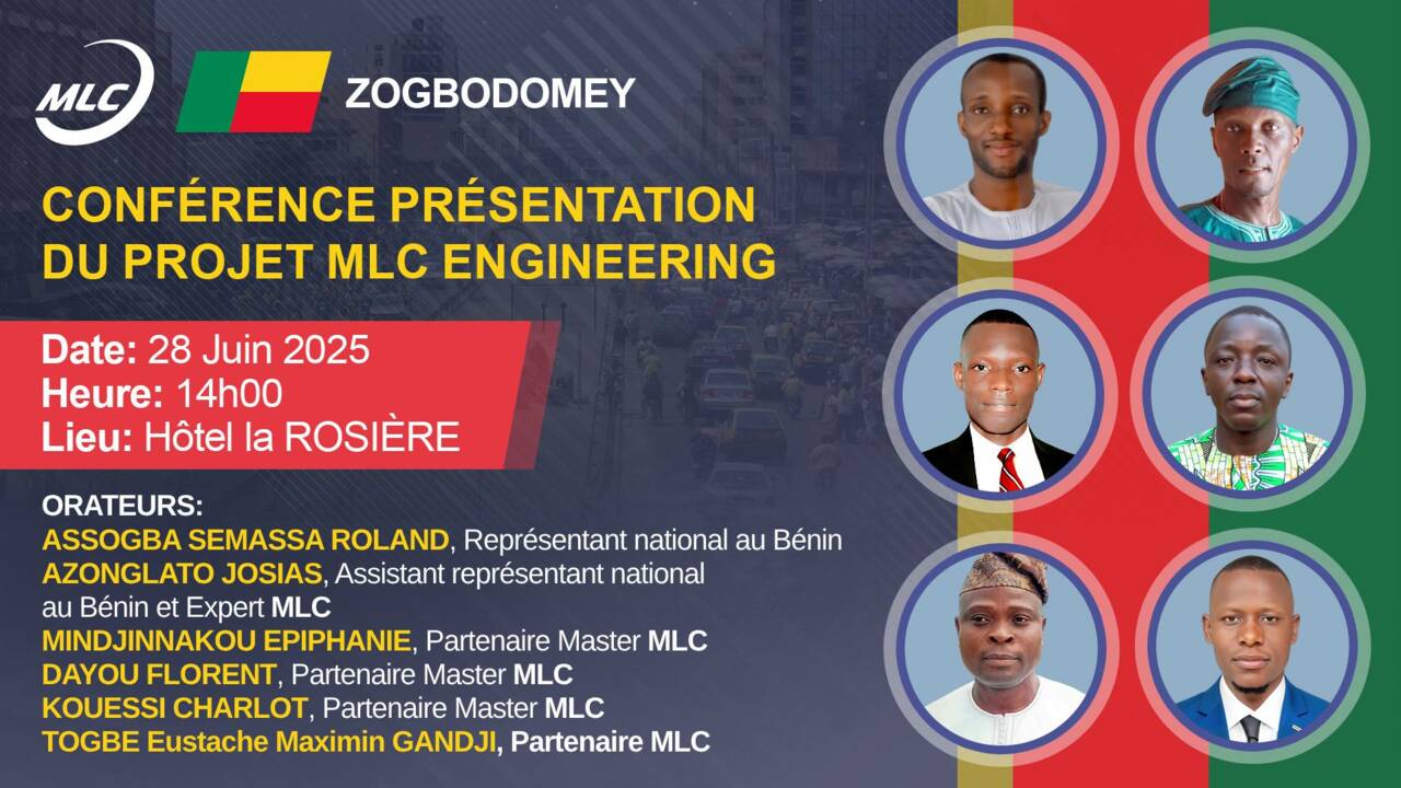 ZOGBODOMEY. Conférence Présentation du projet MLC Engineering