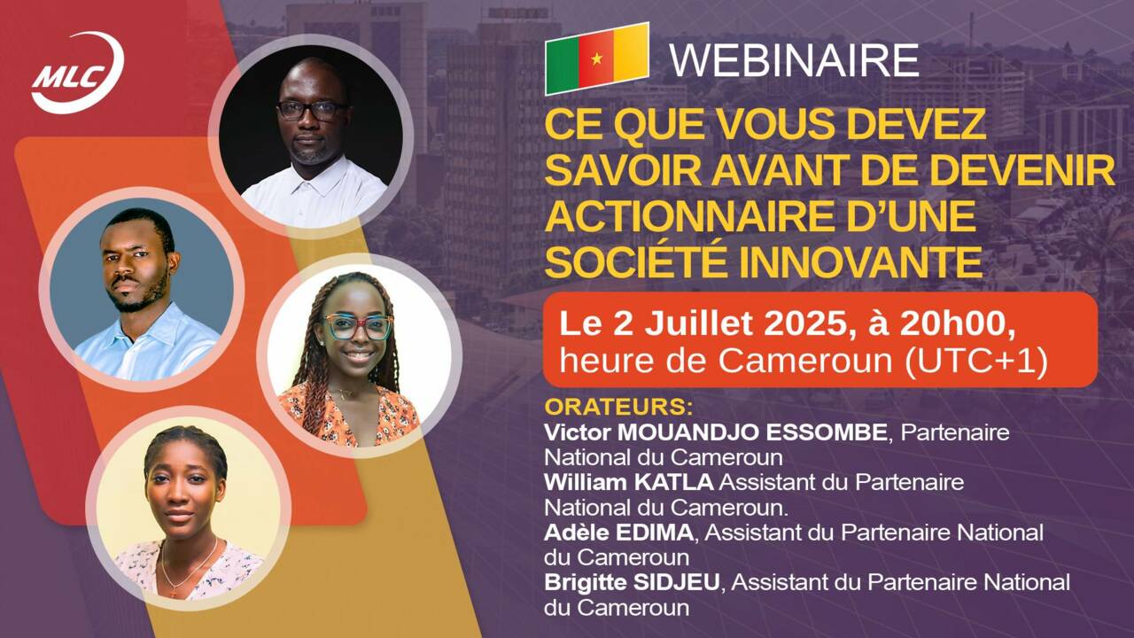 Webinaire. Ce que vous devez savoir avant de devenir actionnaire d’une société innovante