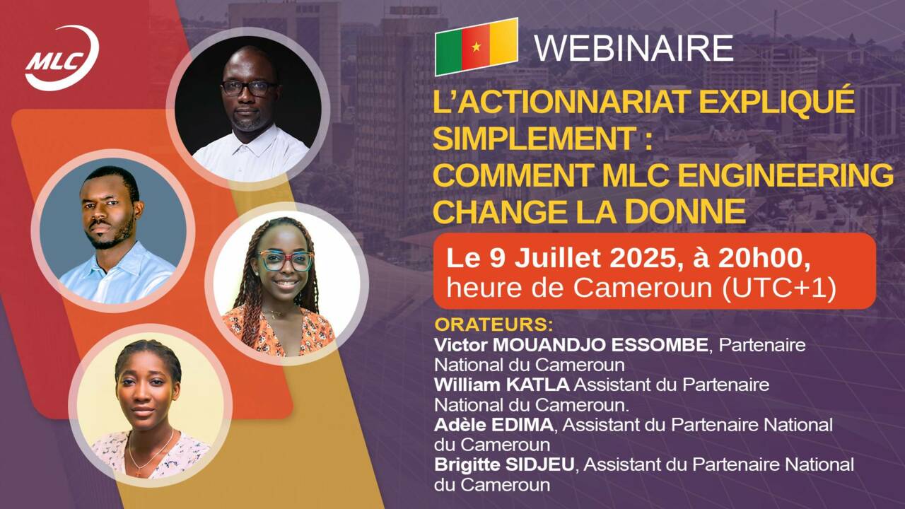 Webinaire. L’actionnariat expliqué simplement : comment MLC Engineering change la donne
