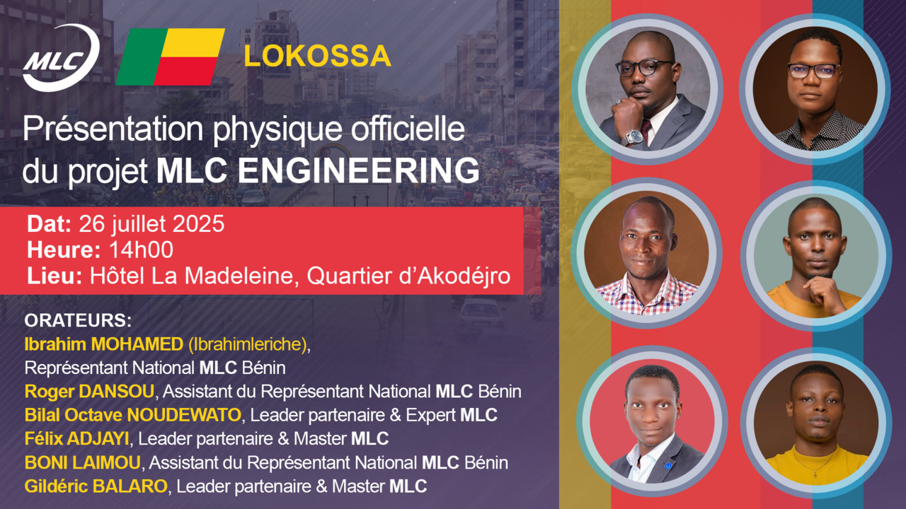 Lokossa. Présentation physique officielle du projet MLC ENGINEEREING