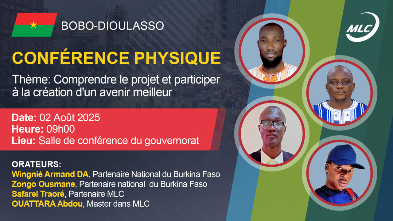 Bobo-dioulasso.  Conférence physique