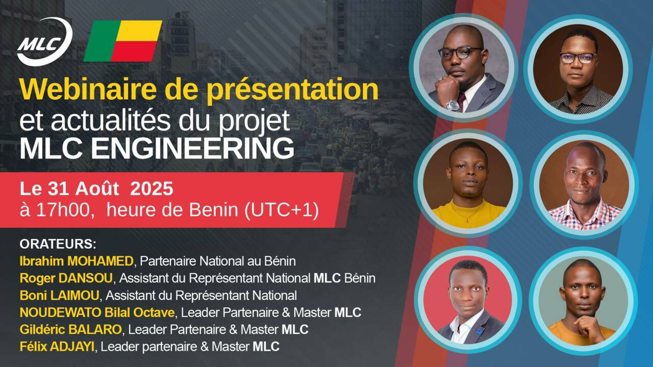 Webinaire de présentation et actualités du projet MLC ENGINEERING