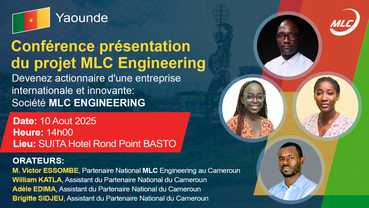 Yaounde. Conférence Présentation du projet MLC Engineering