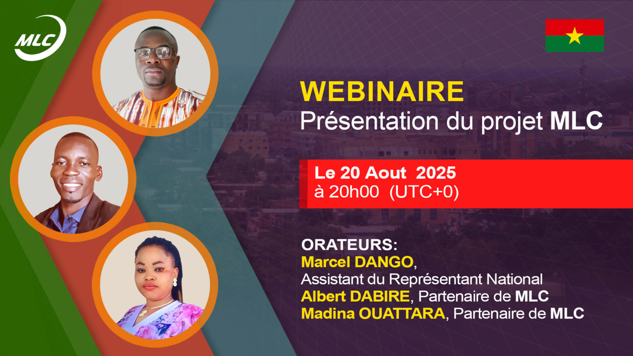 Webinaire . Présentation du projet MLC .