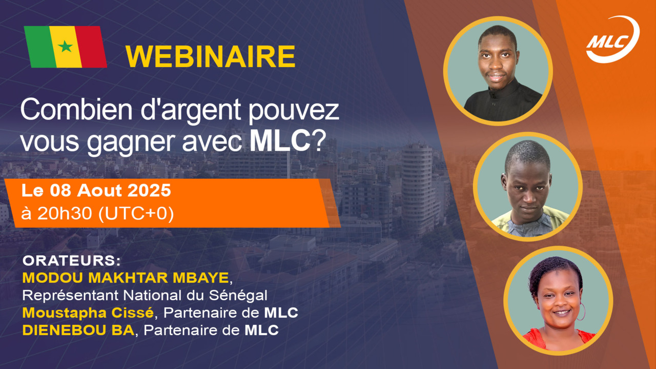 Webinaire. Combien d'argent pouvez vous gagner avec MLC ?
