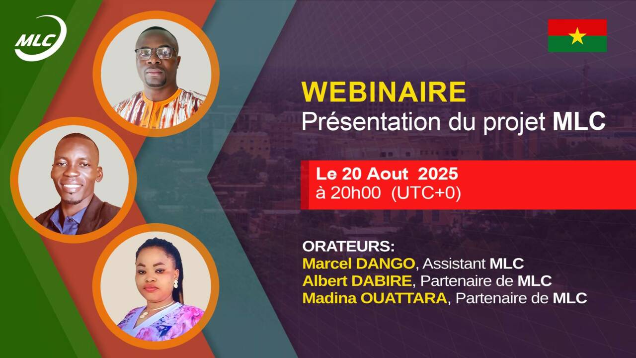 Webinaire . Présentation du projet MLC .