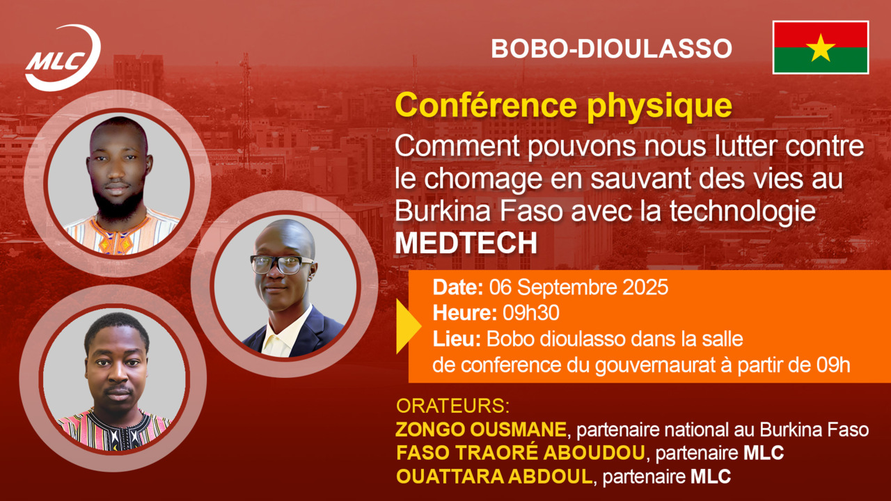 Bobo-dioulasso. Comment pouvons nous lutter contre le chomage en sauvant des vies au Burkina Faso avec la technologie MEDTECH