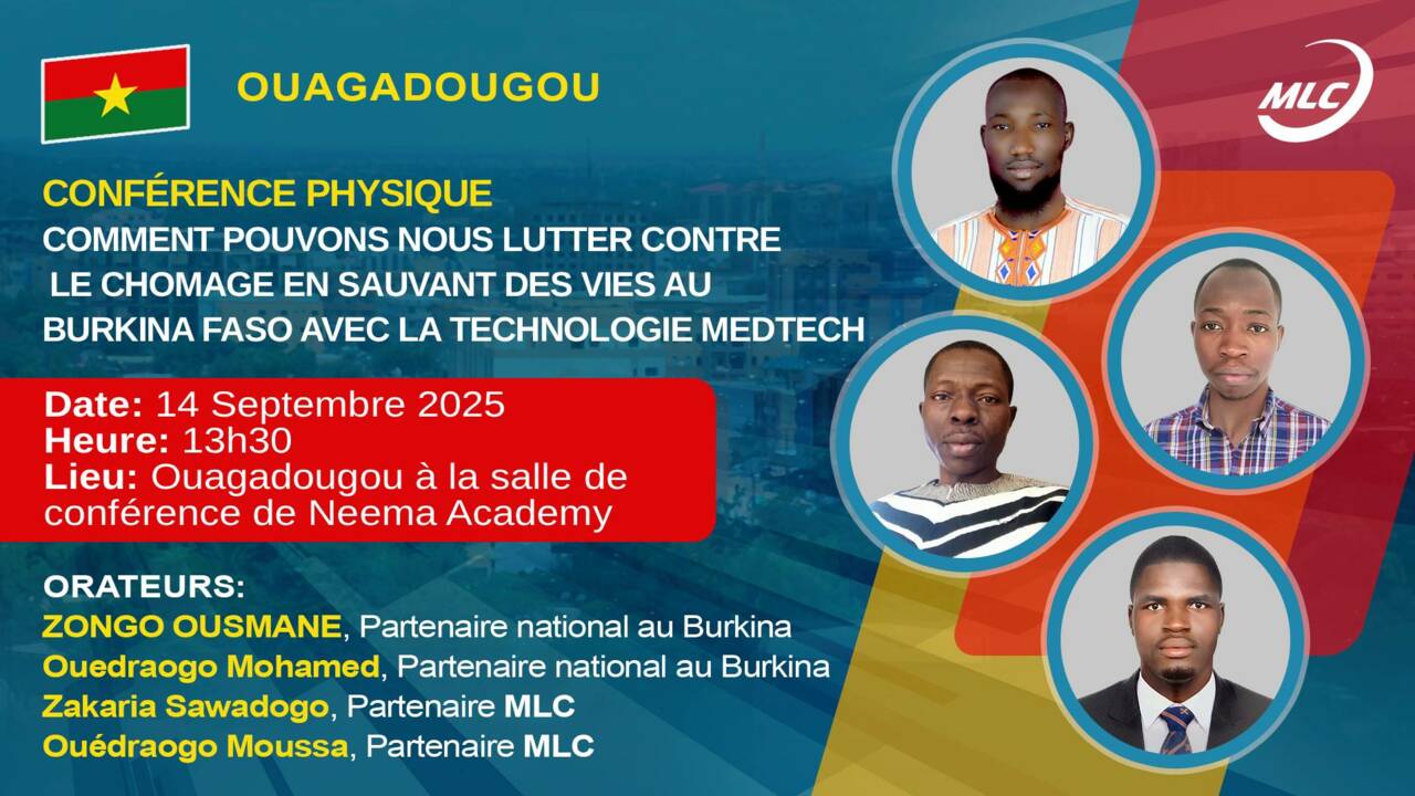 Ouagadougou. Comment pouvons nous lutter contre le chomage en sauvant des vies au Burkina Faso avec la technologie MEDTECH