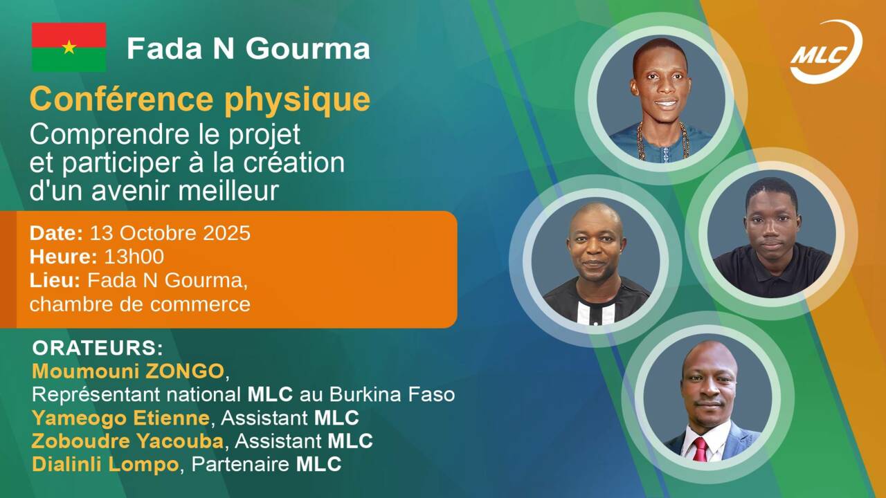Conférence physique. Comprendre le projet et participer à la création d'un avenir meilleur