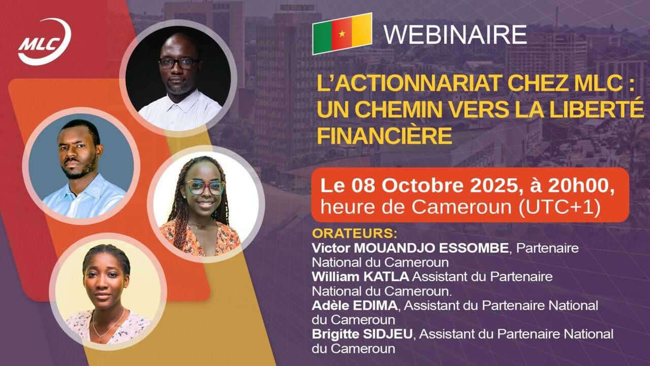 Webinaire. L’actionnariat Chez MLC : un chemin vers la liberté financière