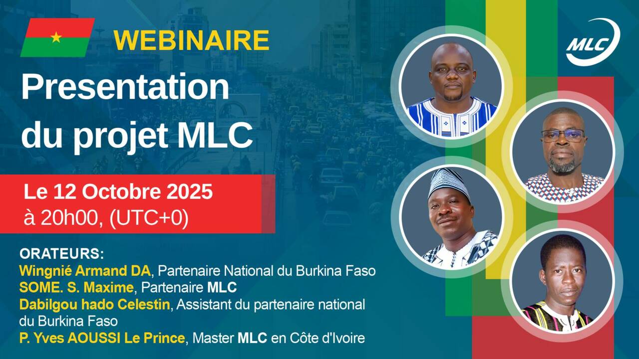 Webinaire. Presentation du projet  MLC