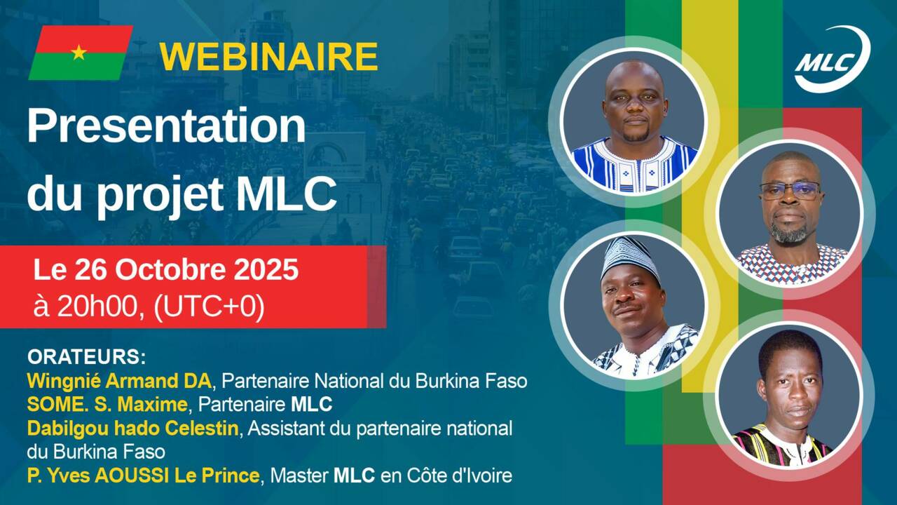 Webinaire. Presentation du projet  MLC