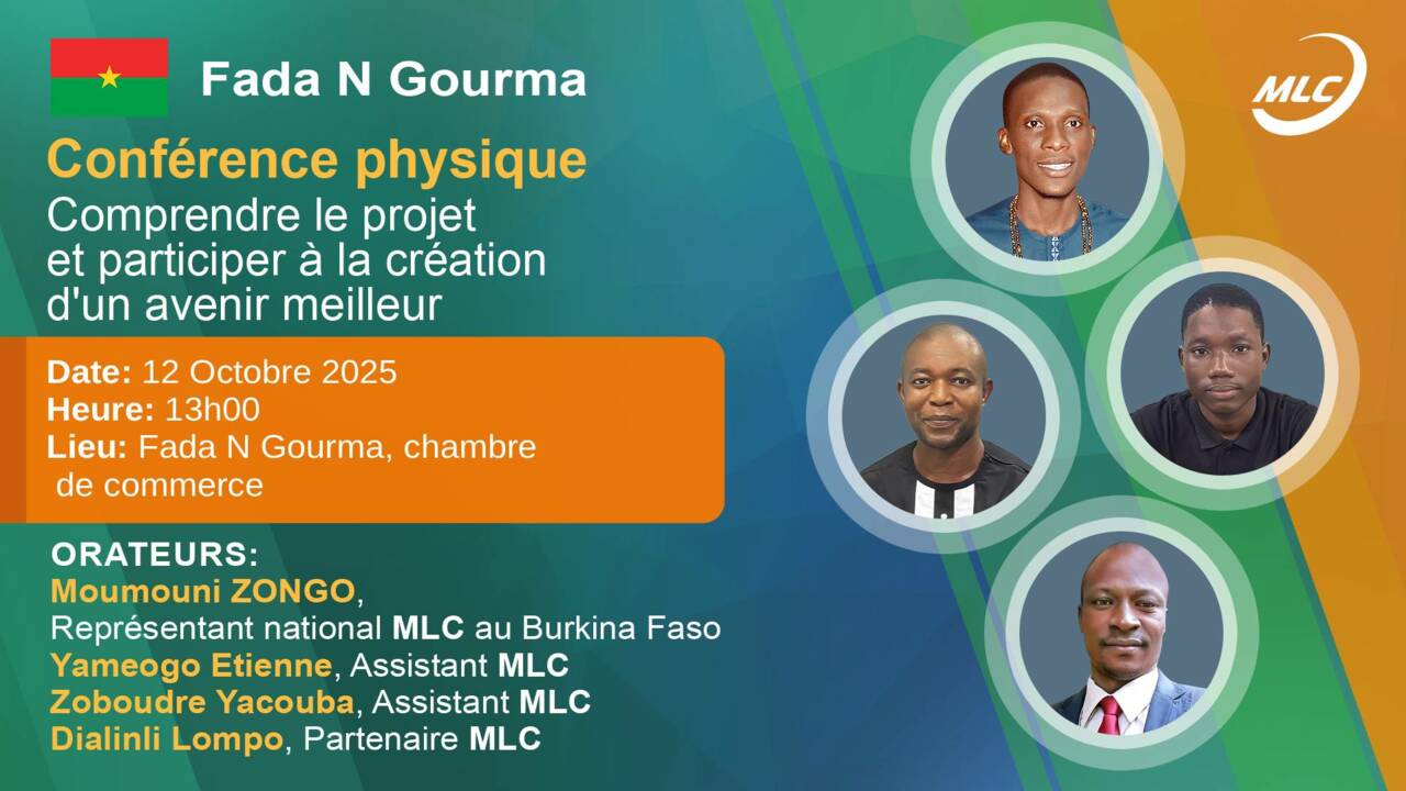 Conférence physique. Comprendre le projet et participer à la création d'un avenir meilleur