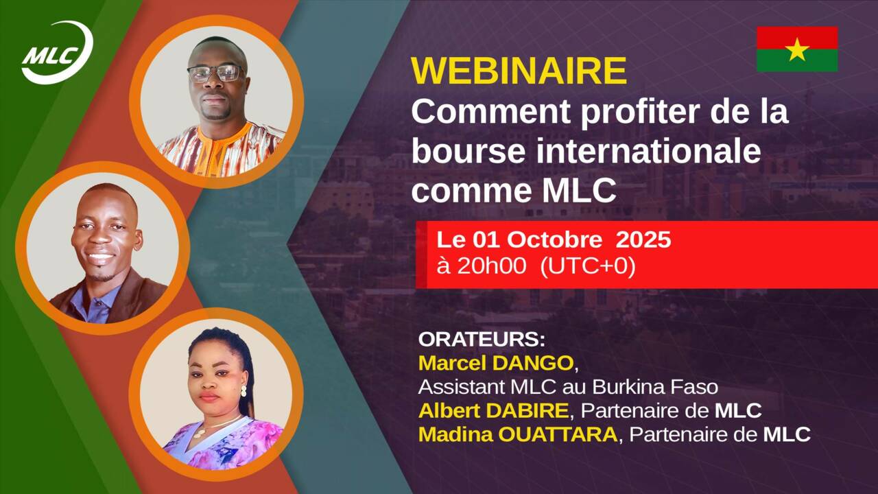 Webinaire.  Comment profiter de la bourse internationale comme MLC