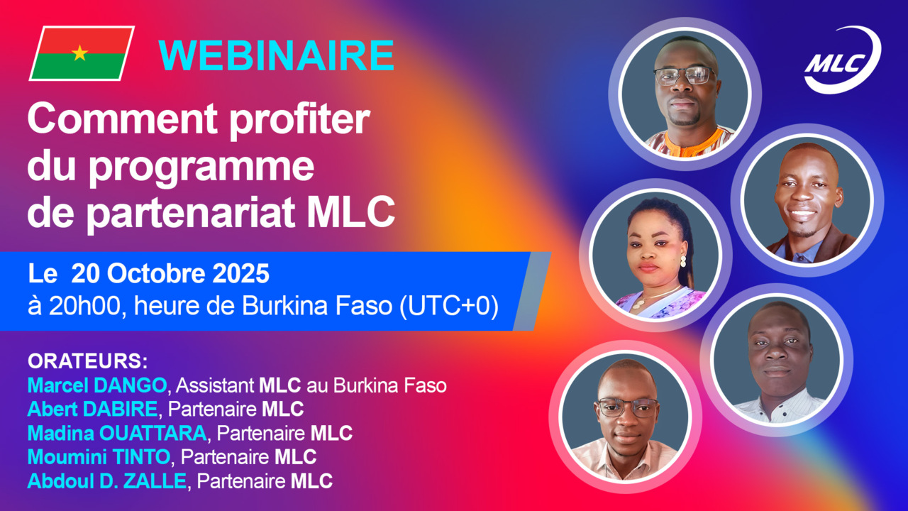 Webinaire.  Comment profiter du programme de partenariat MLC