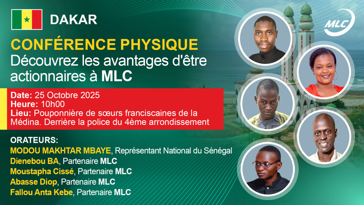 Conférence physique. Découvrez les avantages d'être actionnaires à MLC