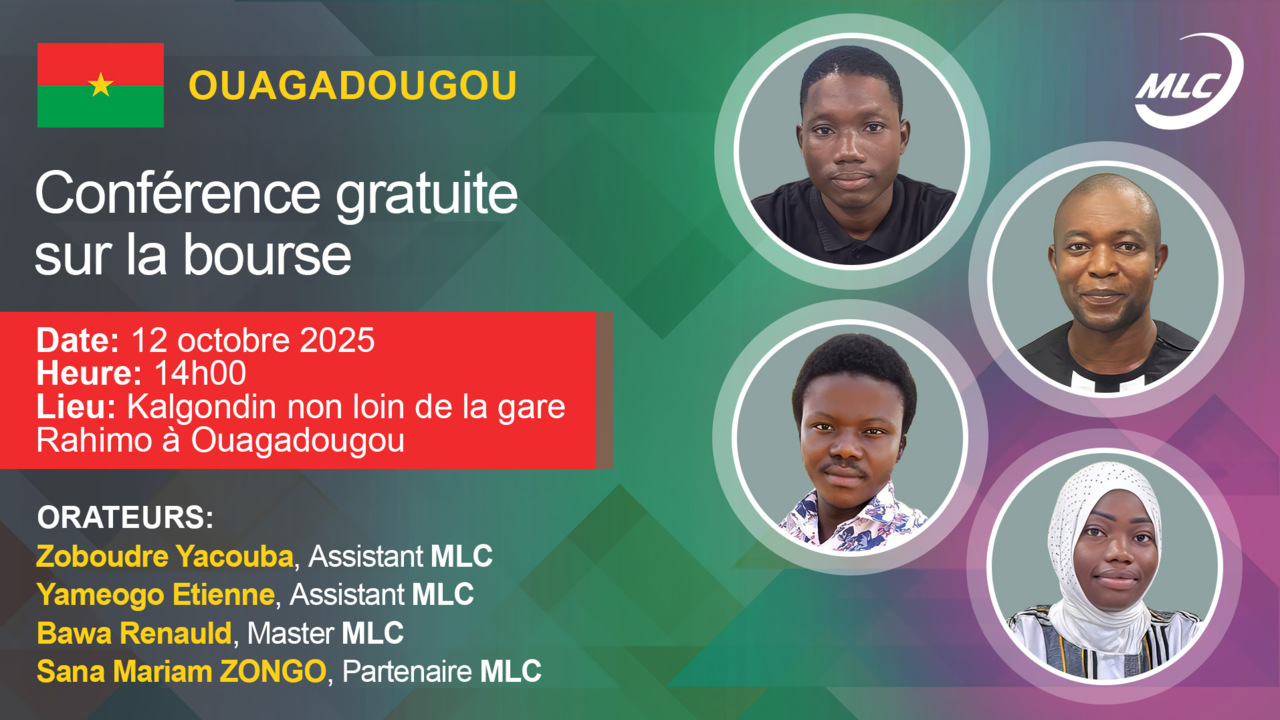 Ouagadougou. Conférence gratuite sur la bourse