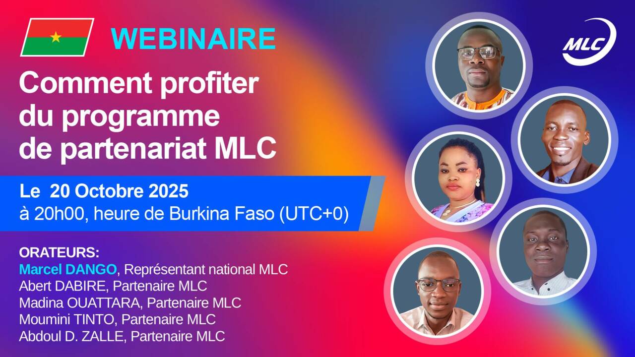 Webinaire.  Comment profiter du programme de partenariat MLC