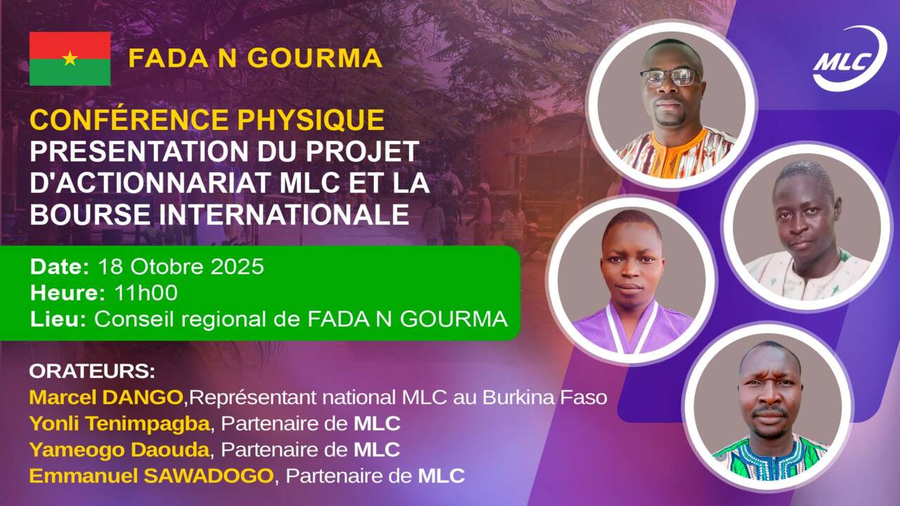 Conference physique. Рresentation du projet d'actionnariat MLC et la bourse internationale