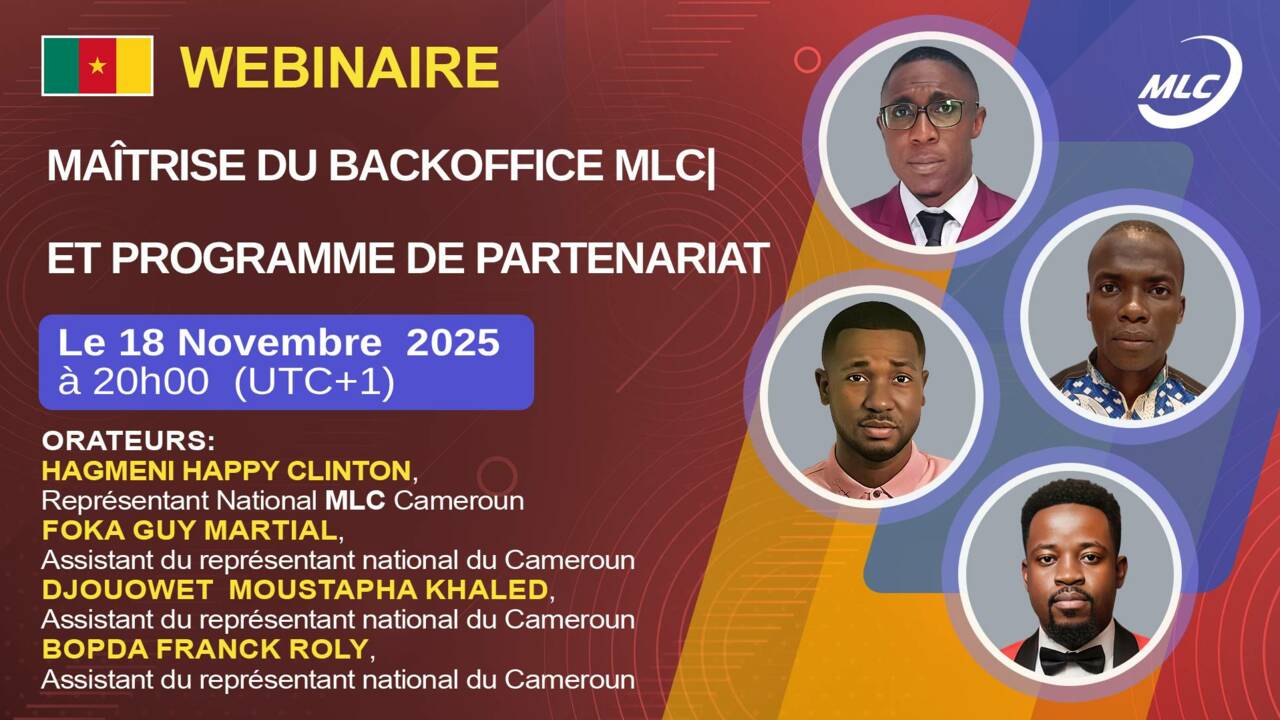 Webinaire. Maîtrise du backoffice MLC et programme de partenariat