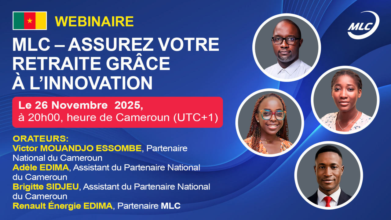 Webinaire . MLC – Assurez votre retraite grâce à l’innovation