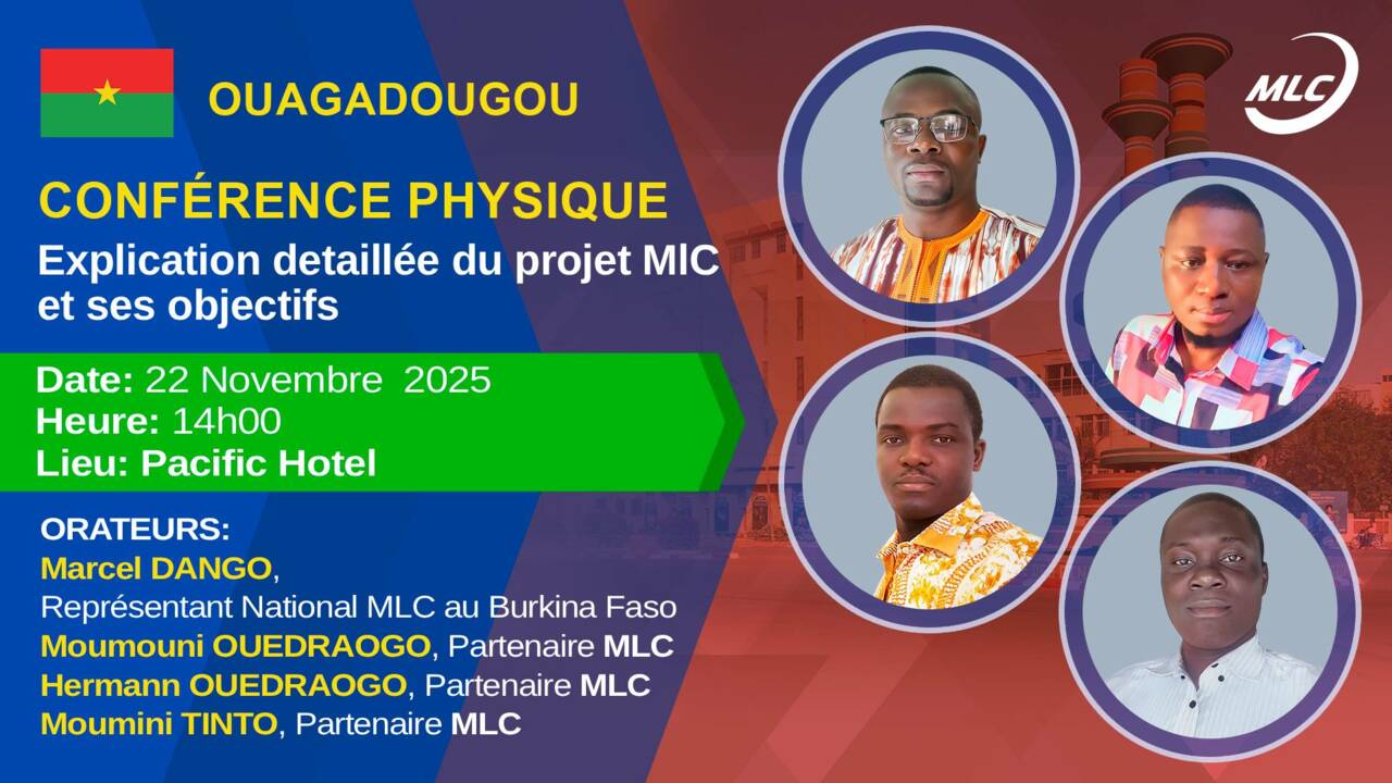 Conference physique. Explication detaillée du projet MlC et ses objectifs
