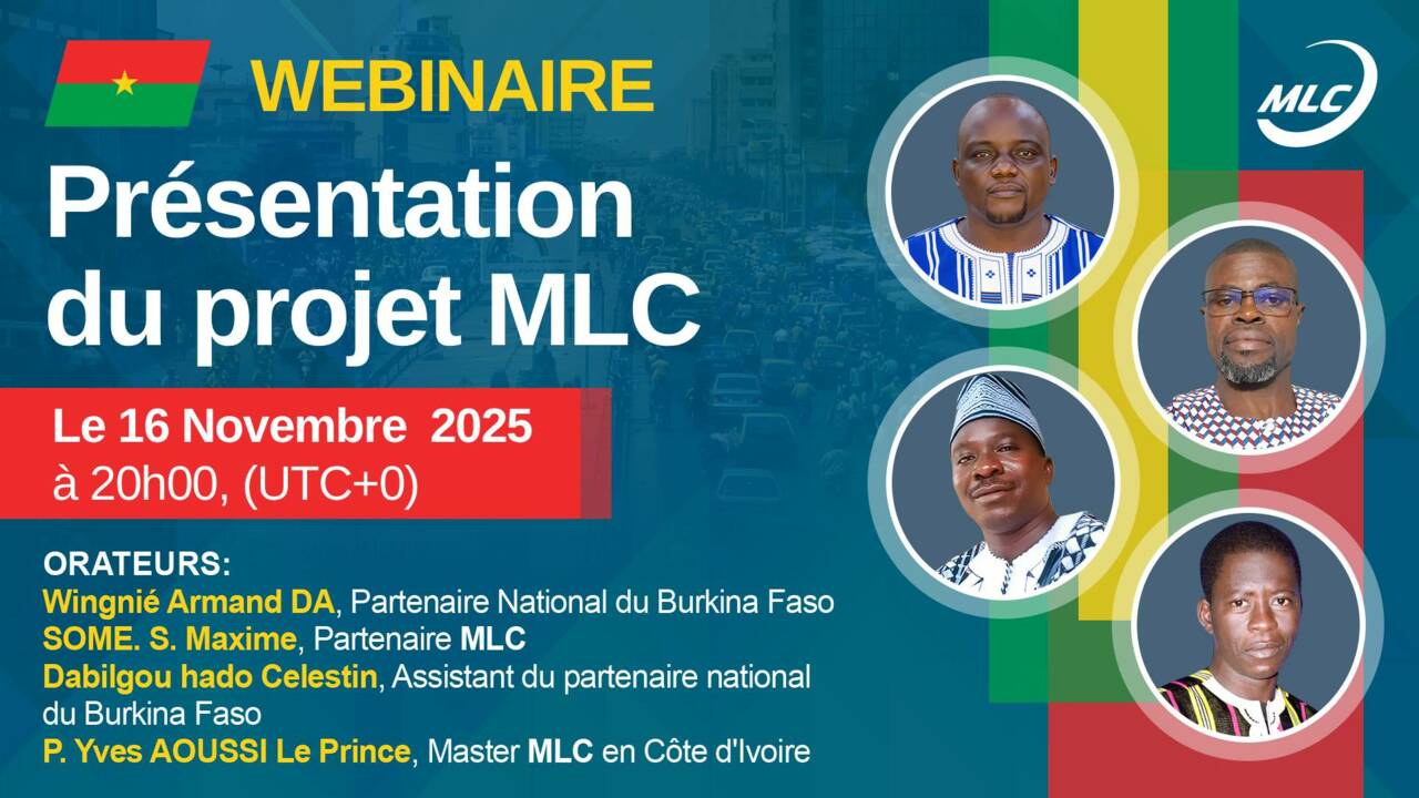 Webinaire. Presentation du projet  MLC