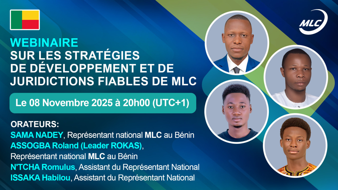 Webinaire sur les stratégies de développement et de juridictions fiables de MLC