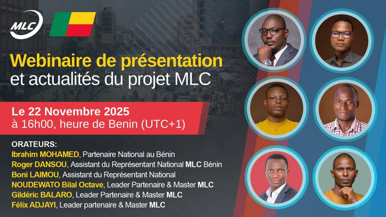 Webinaire de présentation et actualités du projet MLC